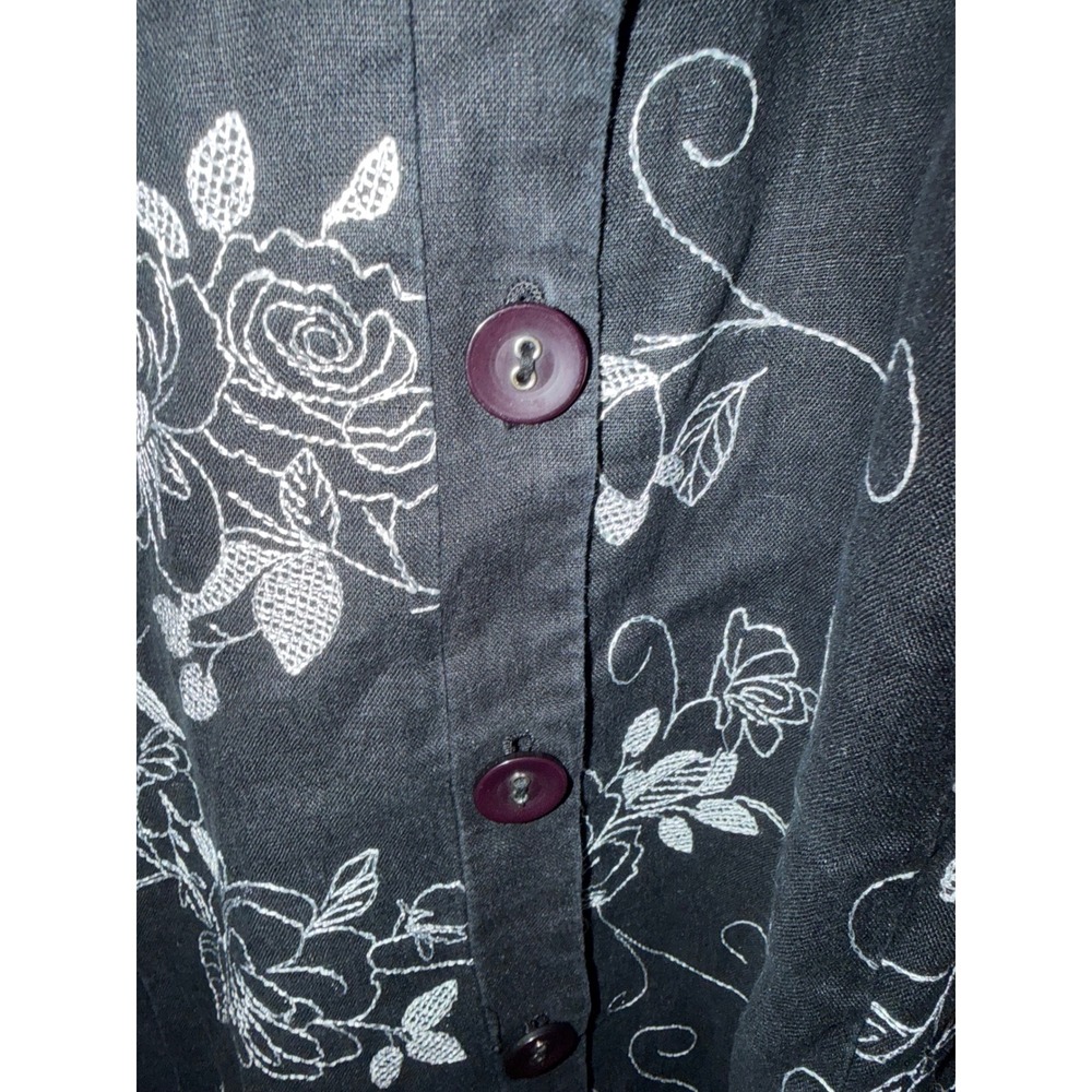 JM collection Button up Blouse - Picture 6 of 6